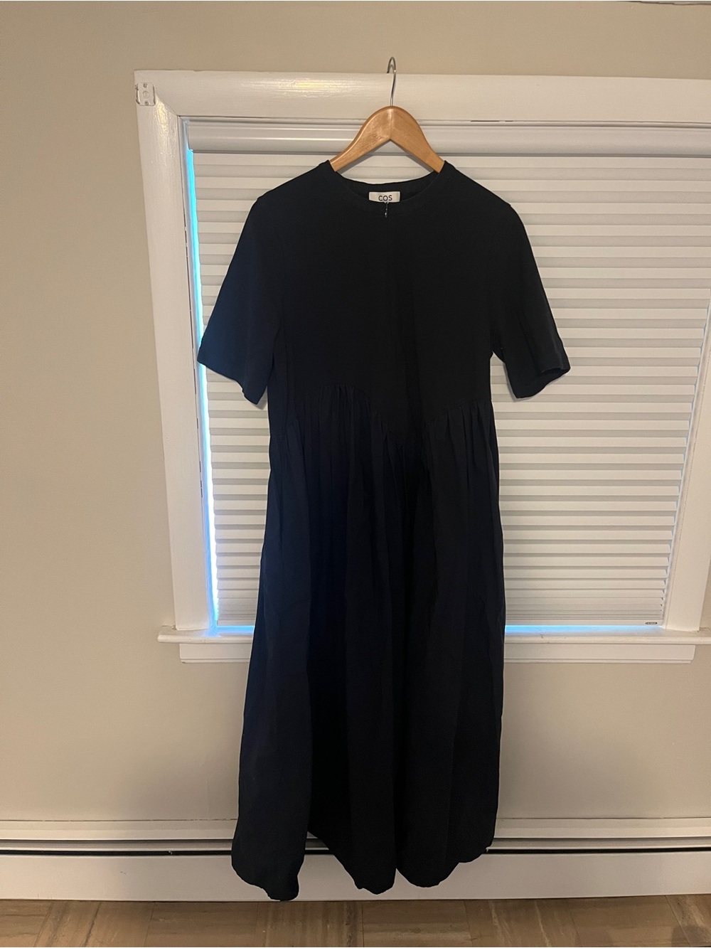 COS Black Midi Dress